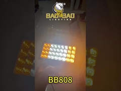 36 LED উজ্জ্বল ল্যাম্প অ্যালুমিনিয়াম 80V সাদা হলুদ মোটরসাইকেল সূচক আলো