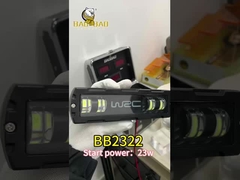 ইউনিভার্সাল মেটাল হোয়াইট হলুদ দ্বৈত রঙের মোটরসাইকেল এলইডি হেডলাইট গাড়ি ওয়ার্ক লাইট