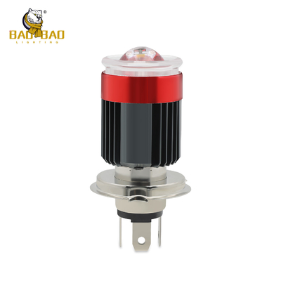H4 BA20D কালো কেসিং 80V ইউনিভার্সাল মোটরসাইকেল LED হেডলাইট বাল্ব