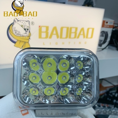 12LED মেটাল লাল নীল ফ্ল্যাশিং পুলিশ লাইট হেডলাইট বাল্ব মোটরসাইকেল জন্য